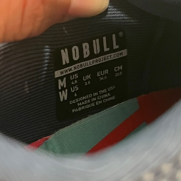 NOBULL Navy lightning Athletic Shoes. Great for CrossFit! GUC! - Picture 4 of 7